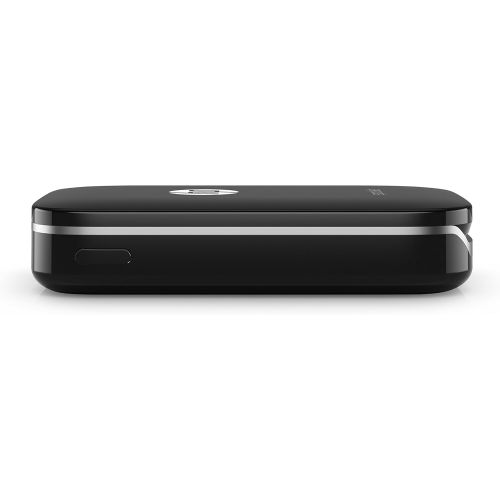  [아마존베스트]HP Sprocket Portable Photo Printer, Print Social Media Photos on 2x3 Sticky-Backed Paper - Black (X7N08A)