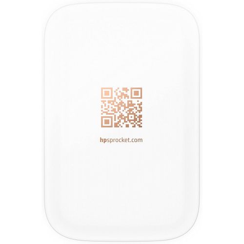  [아마존베스트]HP Sprocket Portable Photo Printer, X7N07A, Print Social Media Photos on 2x3 Sticky-Backed Paper - White