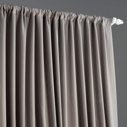  HPD Half Price Drapes Half Price Drapes BOCH-174402-96-DW Extra Wide Blackout Curtain, 100 x 96, Neutral Grey