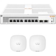 HPE Networking Instant On 1930 8-Port PoE+ Switch & AP22 Access Point Network Kit (2 x APs)