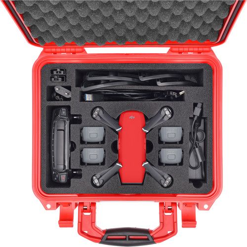  HPRC SPK2300 Hard-Shell Case for DJI Spark Fly More Combo (Ferrari Red)