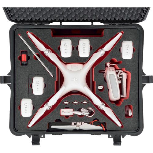  HPRC PHA4-2700W Hard Case with Wheels for DJI Phantom 4 / Phantom 4 Pro / Phantom 4 Pro+