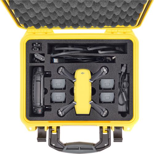  HPRC SPK2300 Hard-Shell Case for DJI Spark Fly More Combo (Yellow)