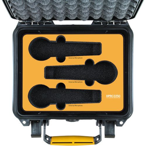  HPRC HPRC2250 Universal Hard Case for 6 Handheld Microphones