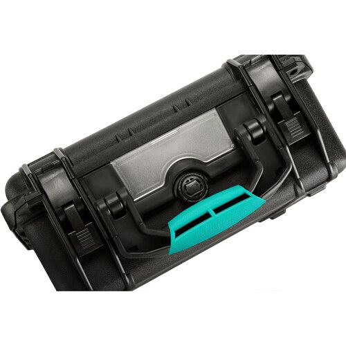  HPRC 2300F Hard Case with Foam (Black with Blue Handle)