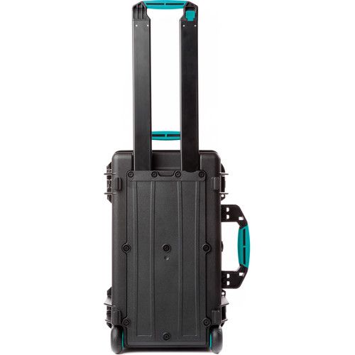  HPRC 2550F HPRC Wheeled Hard Case with Foam (Black with Blue Handle)