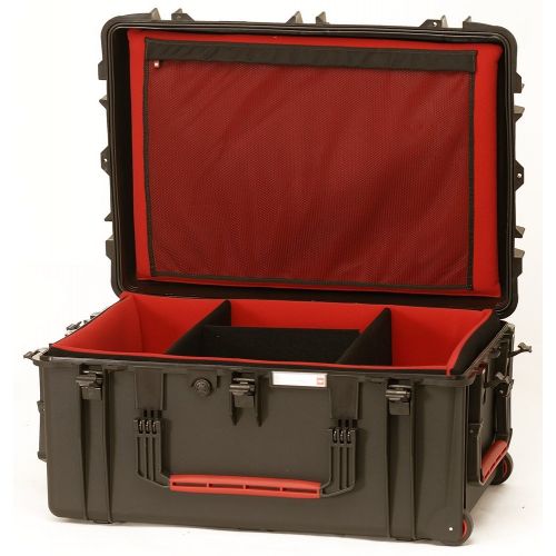  HPRC 2780WDK Wheeled Hard Case with Divider Kit (Black)