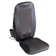 HPW Portable Back Hip Massage Cushion Pad Chair Seat Back Heating Function Hand Controller 3D Deep...