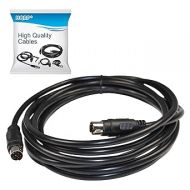 HQRP 9-pin Mini-DIN Male to 9-pin Mini-DIN Male (M/M) Audio Input Cable