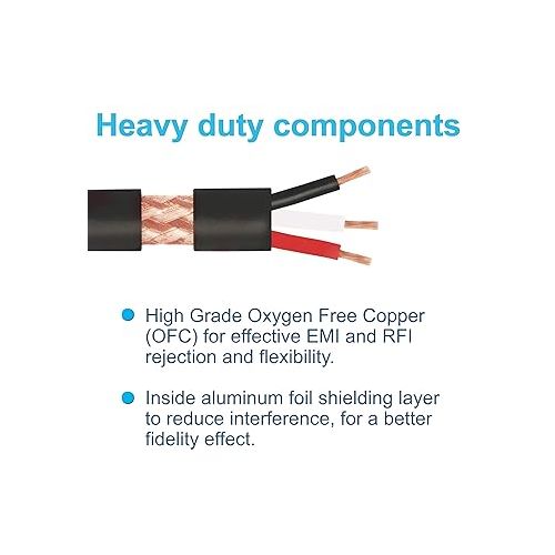  HQRP 9-pin Mini-DIN Male to 9-pin Mini-DIN Male (M/M) Audio Input Cable