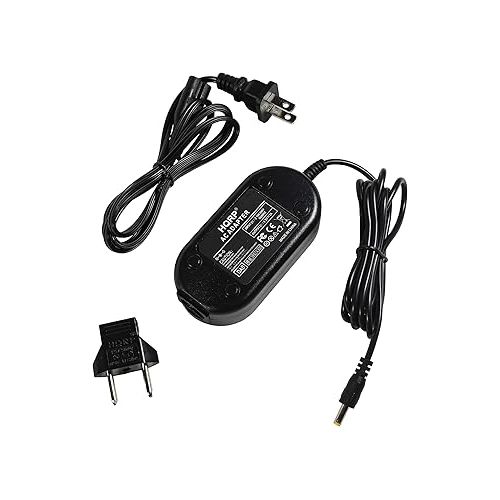  HQRP AC Adapter/Power Supply Compatible with Tascam DR-1 / DR-2D / DR-07 / GT-R1 / DR-100 / DP-008 Recorder Plus HQRP Euro Plug Adapter