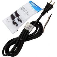 HQRP 16-AWG AC Power Cord Works with Makita 664265-4 LS1011 LS1020 LS1030 LS1000 2401B LS1430 LS1400 Miter Saw Mains Cable Repair, 2-Wire, UL Listed