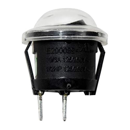  HQRP Waterproof On Off Power Switch for Hoover Windtunnel UH70815 UH70819 UH70821 UH70829 UH70832 UH70839 UH71250 UH71215 UH71230 UH70817 Wind-Tunnel-2 Upright Vacuum Cleaner + Coa