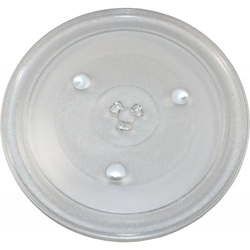  HQRP 12-3/8 inch Glass Turntable Tray compatible with Hamilton Beach P100N30 P100N30AL P100N30ALS3B HBP100N30ALS3 GA1000AP30P3 EM031MZC-X1 Microwave Oven Cooking Plate 315mm