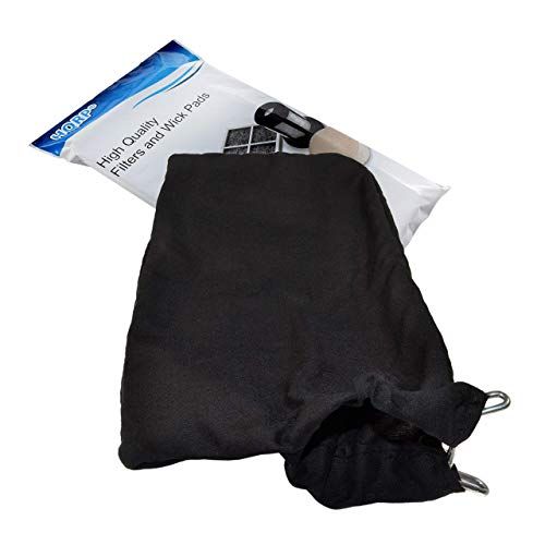  HQRP Dust Bag compatible with Hitachi C12FA C12FCH C12FDH C12FSA C12LC C12LCH C12LDH C12LSH C12RSH C12RSH2 12 Miter Saws, for 2 1/2 dust port