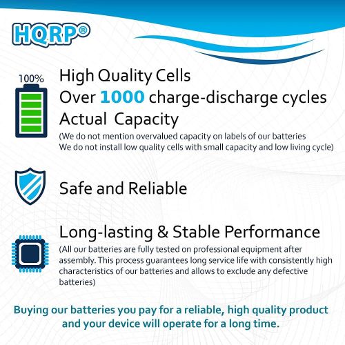  HQRP 2200mAh Battery Compatible with Logitech Squeezebox X-R0001, 930-000097, 930-000101, 930-000129, 830-000080, 830-000070 Radio