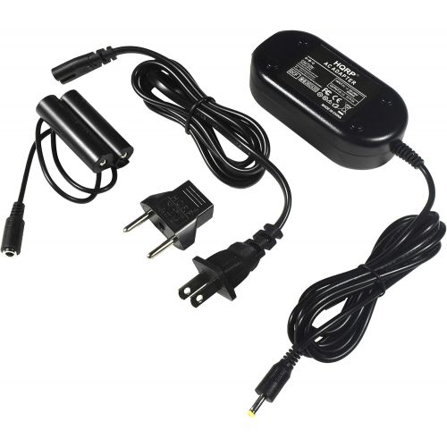  HQRP AC Adapter Kit Compatible with Fuji Fujifilm Finepix CP-04 HS10 HS20EXR S1500 S8600 S8630 S2000HD S2500HD S2550HD S2600HD S2700HD S3300 S3400 S3900 S4000 S4700 S8300 S8400 S85