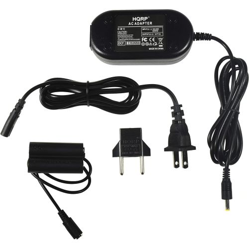  HQRP AC Adapter Kit Compatible with Fuji Fujifilm Finepix CP-04 HS10 HS20EXR S1500 S8600 S8630 S2000HD S2500HD S2550HD S2600HD S2700HD S3300 S3400 S3900 S4000 S4700 S8300 S8400 S85