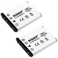 HQRP 2-Pack Battery Compatible with Olympus LI-42B LI-40B, Fujifilm NP-45 NP-45A NP-45B NP-45S, Nikon EN-EL10, Kodak KLIC-7006, Casio NP-80, Pentax D-Li63 D-Li108, DS-6365