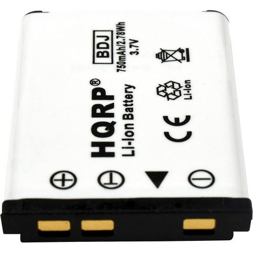  HQRP 2-Pack Battery Compatible with Olympus LI-42B LI-40B, Fujifilm NP-45 NP-45A NP-45B NP-45S, Nikon EN-EL10, Kodak KLIC-7006, Casio NP-80, Pentax D-Li63 D-Li108, DS-6365