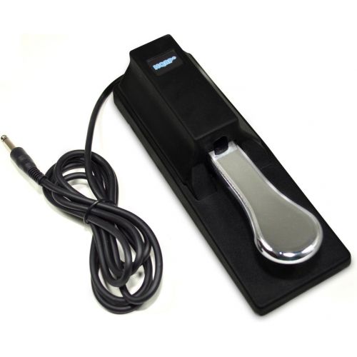  HQRP AC Adapter & Sustain Pedal works with Yamaha PSR-E203 YPT-200 YPT-210 YPT-220 PSR-E313 DGX-200 DGX-300 DGX-500 PSR-195 PSR-225 PSR-240 PSR-248 PSR-E213 PSR-E223 PSR-E323 PSR-2