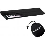 [아마존베스트]HQRP Elastic Dust Cover (Black) works with Yamaha P-115 P-71 Motif XF7 MOXF7 P-255 MX88 P-155 P-35 Piaggero NP-31 NP-V60 YPG-235 YPG-225 Electronic Keyboards Digital Pianos