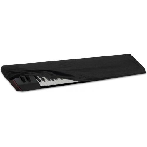  [아마존베스트]HQRP Elastic Dust Cover (Black) works with Yamaha P-115 P-71 Motif XF7 MOXF7 P-255 MX88 P-155 P-35 Piaggero NP-31 NP-V60 YPG-235 YPG-225 Electronic Keyboards Digital Pianos
