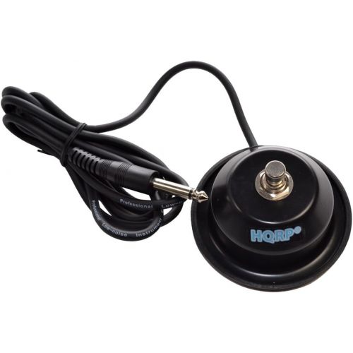  [아마존베스트]HQRP 1-Button 000Guitar Amp Foot Switch for Fender 0994049suitable for FM, Mustang, Blues Junior Amp Plus Hqrp Coaster