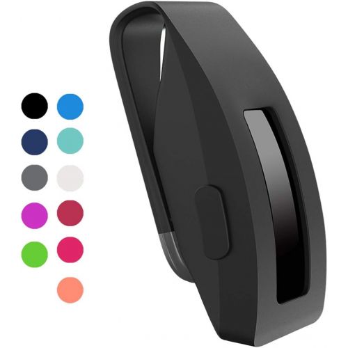  [아마존베스트]HQzon Compatible Clip Replacement for Fitbit Inspire & Fitbit Inspire HR Fitness Tracker , Made of Soft Comfortable Silicone (Clip-Black)