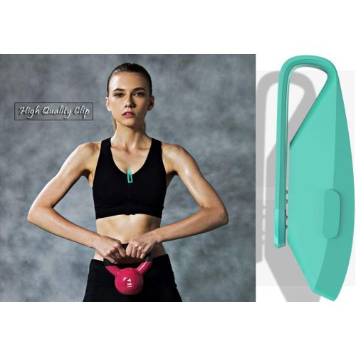  [아마존베스트]HQzon Compatible Clip Replacement for Fitbit Inspire & Fitbit Inspire HR Fitness Tracker, Made of Soft Comfortable Silicone（Clip-Teal）