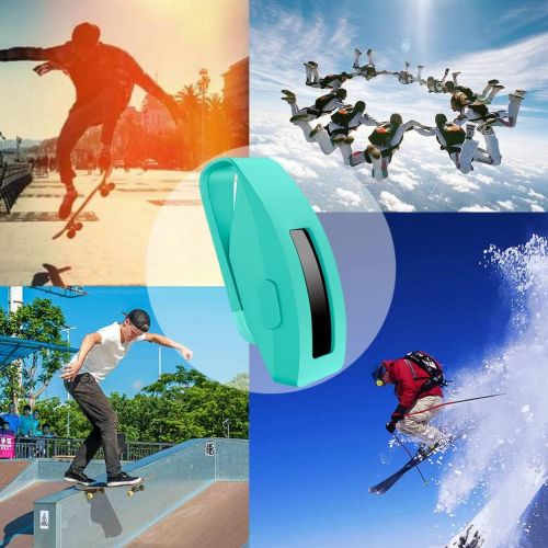  [아마존베스트]HQzon Compatible Clip Replacement for Fitbit Inspire & Fitbit Inspire HR Fitness Tracker, Made of Soft Comfortable Silicone（Clip-Teal）