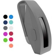 [아마존베스트]HQzon Compatible Clip Replacement for Fitbit Inspire & Fitbit Inspire HR Fitness Tracker, Made of Soft Comfortable Silicone（Clip-LightGray）