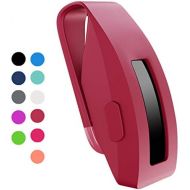 [아마존베스트]HQzon Compatible Clip Replacement for Fitbit Inspire & Fitbit Inspire HR Fitness Tracker, Made of Soft Comfortable Silicone（Clip-Red）