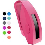 [아마존베스트]HQzon Compatible Clip Replacement for Fitbit Inspire & Fitbit Inspire HR Fitness Tracker, Made of Soft Comfortable Silicone（Clip-Pink）