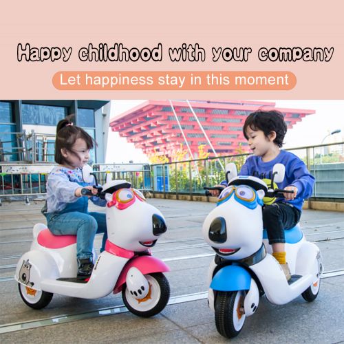  Hoverheart HOVERHEART Kids Electric Power Motorcycle 6V Ride On Bike Red