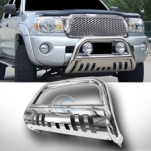  HS Power Chrome HD Heavy Duty Stainless Steel Bull Bar 1999-2007 for Ford F250/F350/F450/F550 Superduty Brush Push Front Bumper Grill Grille Guard