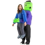 HSCTEK Inflatable Frankenstein Costume Adult Men Women, Inflatable Blow Up Costume Frankenstein Abduction Costume Youth, Inflatable Frankenstein Carrying Me Holding Man Halloween C