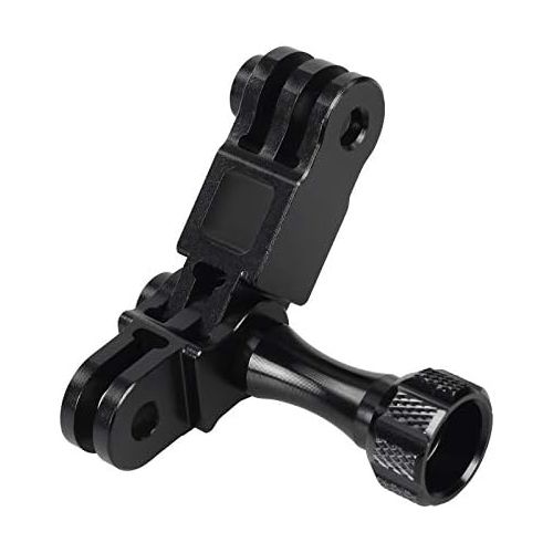  HSU Aluminum Alloy Metal Adjust Arm Straight Joints Mount, Same Direction Straight Joints Mount for Go Pro Hero 9/8/7/(2018)/6/5 Black,Session 5/4,Hero 3+,DJI Osmo Action Action Ca