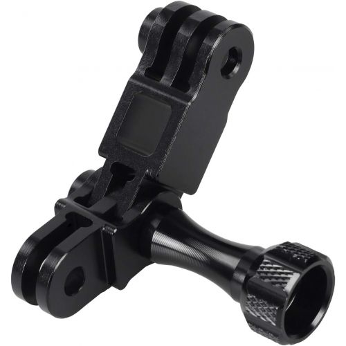  HSU Aluminum Alloy Metal Adjust Arm Straight Joints Mount, Same Direction Straight Joints Mount for Go Pro Hero 9/8/7/(2018)/6/5 Black,Session 5/4,Hero 3+,DJI Osmo Action Action Ca