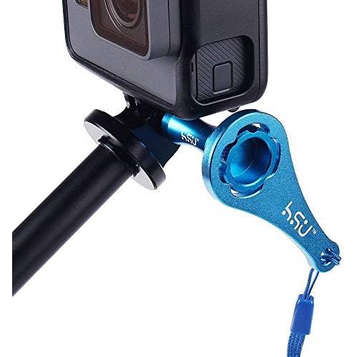  HSU Aluminum Thumbscrew Set + Wrench for Gopro Hero 10,9, (2018),Hero 8,7,6,5,4,3+,3,2,1, Gopro Session, AKASO Campark and Other Action Cameras (Blue)