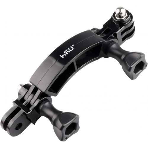  HSU Universal Rotary Extension Mount Set for GoPro Hero 10 9 8 7 6 5, Go pro Extension Arm with Quick Release Buckle Clip Basic Base Mount Adhesive Mount?and Thumb Screw