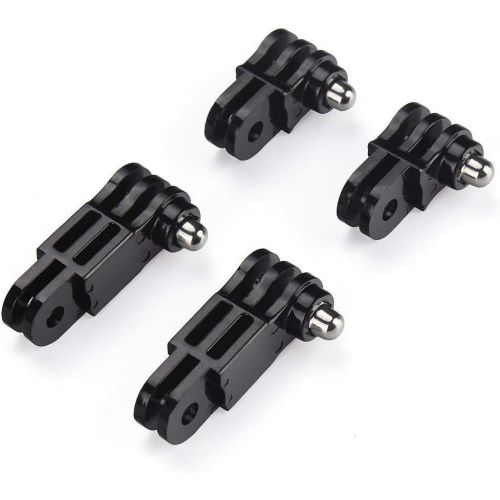  HSU Adjust Arm Straight Joints Mount, Long and Short Same Direction Straight Joints Mount for GoPro Hero 10 9 8 7 6 5 4 3 3+ 2 1, AKASO Campark and Other Action Cameras