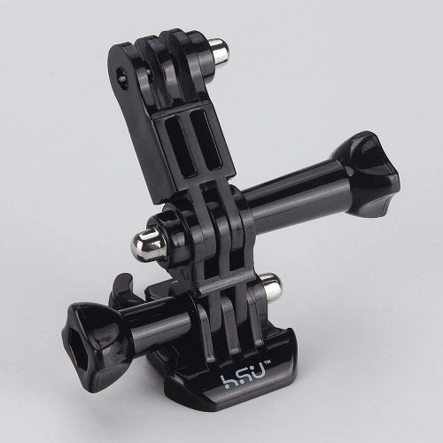  HSU Adjust Arm Straight Joints Mount, Long and Short Same Direction Straight Joints Mount for GoPro Hero 10 9 8 7 6 5 4 3 3+ 2 1, AKASO Campark and Other Action Cameras