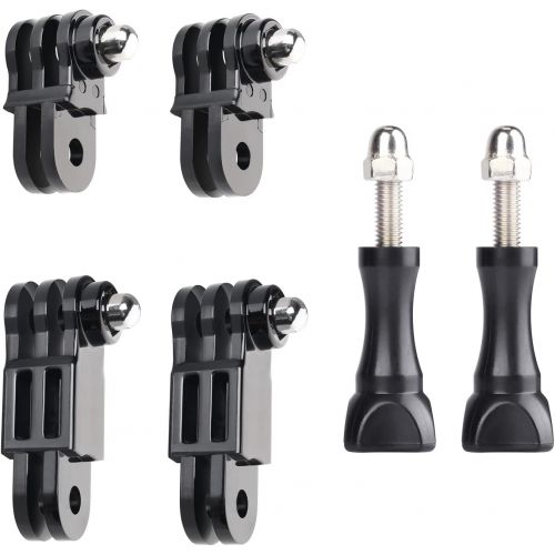  HSU Adjust Arm Straight Joints Mount, Long and Short Same Direction Straight Joints Mount for GoPro Hero 10 9 8 7 6 5 4 3 3+ 2 1, AKASO Campark and Other Action Cameras