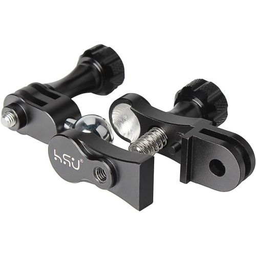  [아마존베스트]HSU Ball Joint Mount for Gopro Hero 9 8 7 6 5 4 3+ 3 2 Aluminum Alloy Swivel Arm Bracket with Wrench