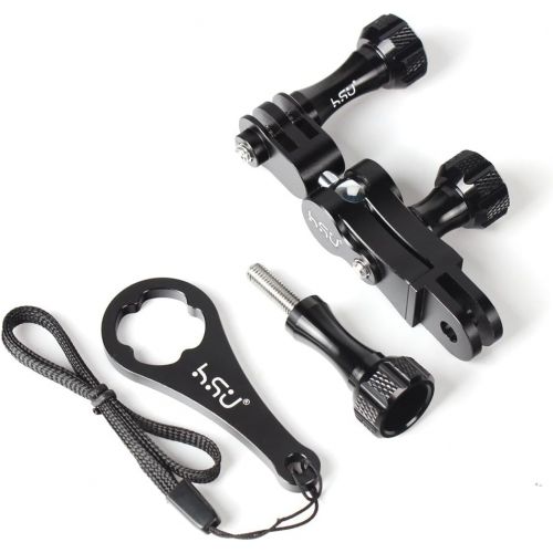  [아마존베스트]HSU Ball Joint Mount for Gopro Hero 9 8 7 6 5 4 3+ 3 2 Aluminum Alloy Swivel Arm Bracket with Wrench