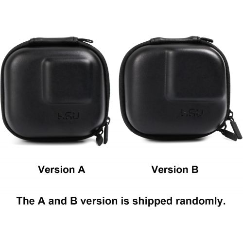  Mini Carrying Case Compatible with GoPro Hero 10/9/8/7/(2018)/6/5 Black,Session 5/4,Hero 3+,AKASO/Campark/YI Action Camera and More，Protective Security Bag by HSU