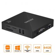 HSYPC Z83-W Fanless Mini PC, Intel Cherry Trail x5-Z8350 (up to 1.92 GHz) HD Graphics, 2GB32GB 4K 1000M LAN 2.4+5.8GHz WiFiBT 4.0 HDMI&VGASupport Auto Power On