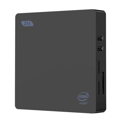  HSYPC Z85 Mini PC, Mini pc Windows 10, 2GB32GB Intel Atom x5-Z8350 (2M Cache, up to 1.92 GHz), HDMI and VGA Ports, Graphics 400, 4K1000M LAN2.4G+5.8G WiFiBT4.0, Support Windows 10,Fa