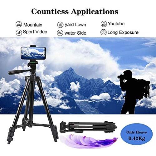  [아마존베스트]HS-ZGC Mobile Phone / iPhone / Camera Tripod and Flexible Mini Selfie Stick, Stand with Mobile Phone Holder and Bluetooth Remote Control for Camera, iPhone, Samsung Galaxy